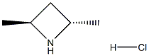 (2S,4S)-2,4-二甲基氮杂环丁烷盐酸盐 结构式