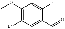 5-bromo-2-fluoro-4-methoxybenzaldehyde 结构式