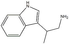 2-(1H-吲哚-3-基)丙-1-胺 结构式