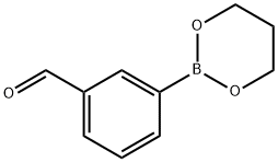 3-甲酰基苯硼酸-1,3-丙二醇酯 结构式