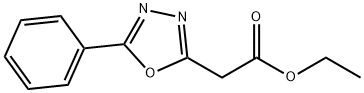 ethyl 2-(5-phenyl-1,3,4-oxadiazol-2-yl)acetate 结构式