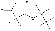 1-bromo-4-((tert-butyldimethylsilyl)oxy)-3,3-dimethylbutan-2-one 结构式