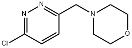 4-(6-chloro-pyridazin-3-ylmethyl)-morpholine 结构式