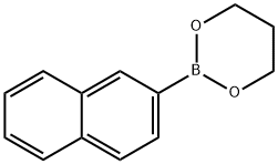 2-萘硼酸-1,3-丙二醇酯 结构式