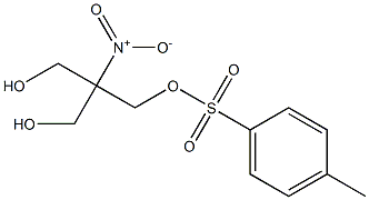 3-羟基-2-(羟甲基)-2-硝基丙基4-甲基苯磺酸酯 结构式