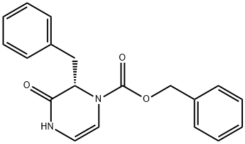 benzyl (S)-2-benzyl-3-oxo-3,4-dihydropyrazine-1(2H)-carboxylate 结构式