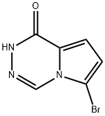 6-溴吡咯并[1,2-D][1,2,4]三嗪-1(2H)-酮 结构式
