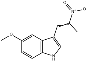 5-甲氧基-3-(2-硝基-顺-丙烯基)-吲哚 结构式