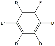 1-BROMO-3-FLUOROBENZENE-D4 结构式