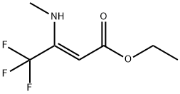 ethyl (2Z)-4,4,4-trifluoro-3-(methylamino)but-2-enoate 结构式