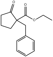 ethyl 1-benzyl-2-oxo-cyclopentanecarboxylate 结构式