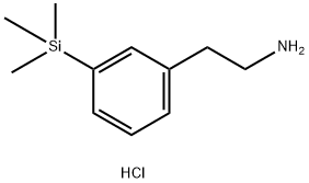 2-(3-trimethylsilylphenyl)ethanamine hydrochloride 结构式