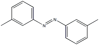 trans-bis(3-methylphenyl)diazene 结构式