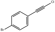 Benzene, 1-bromo-4-(2-chloroethynyl)- 结构式