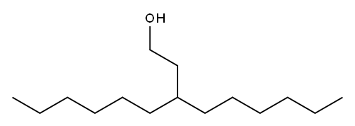 3-己基壬醇 结构式