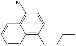 1-Bromo-4-butyl-naphthalene 结构式