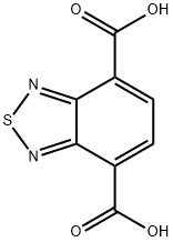 2,1,3- 苯并噻二唑-4,7-二羧酸 结构式