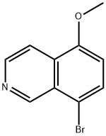 8-bromo-5-methoxyisoquinoline 结构式
