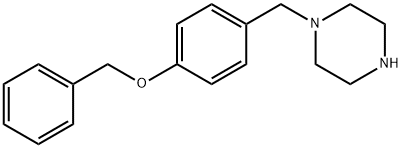 1-(4-(benzyloxy)benzyl)piperazine 结构式