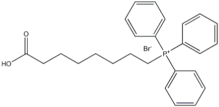 (7-carboxyheptyl)triphenylphosphonium bromide 结构式