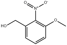 2-硝基-3-甲氧基卞醇 结构式