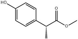 (R)-2-(4-羟基苯基)丙酸甲酯 结构式