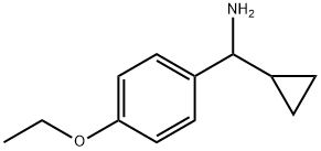 cyclopropyl(4-ethoxyphenyl)methanamine 结构式