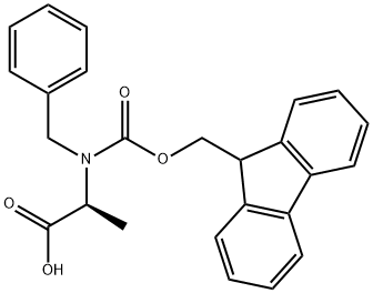 N-(((9H-氟-9-基)甲氧基)羰基)-N-苄基丙氨酸 结构式