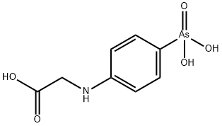 N-(4-Arsonophenyl)glycine 结构式