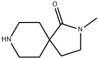 2,8-Diazaspiro[4.5]decan-1-one, 2-Methyl- 结构式