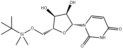 5'-O-tert-Butyldimethylsilyluridine 结构式