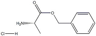 2-氨基丙酸苄酯盐酸盐 结构式