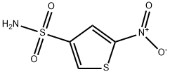 5-硝基噻吩-3-磺酰胺 结构式