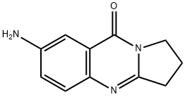 7-氨基-1H,2H,3H,9H-吡咯并[2,1-B]喹唑啉-9-酮 结构式