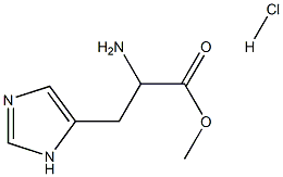 2-氨基-3-(1H-咪唑-5-基)丙酸甲酯盐酸盐 结构式