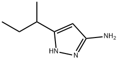 3-(丁-2-基)-1H-吡唑-5-胺 结构式