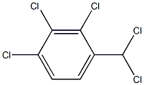 1,2,3-trichloro-4-(dichloromethyl)benzene 结构式