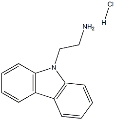 2-(9H-咔唑-9-基)乙烷-1-胺盐酸 结构式