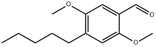 2,5-dimethoxy-4-pentylbenzaldehyde 结构式