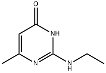 2-Ethylamino-6-methyl-4-pyrimidinol 结构式