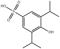 4-hydroxy-3,5-diisopropylbenzenesulfonic acid 结构式