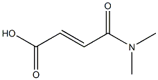 3-(dimethylcarbamoyl)prop-2-enoic acid 结构式