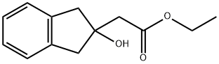 ethyl 2-(2-hydroxy-2,3-dihydro-1H-inden-2-yl)acetate 结构式
