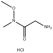 2-氨基-N-甲氧基-N-甲基乙酰胺盐酸 结构式