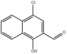 4-氯-1-羟基萘-2-甲醛 结构式
