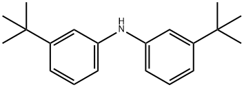 双(3-叔丁基苯基)胺 结构式