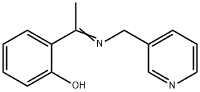 ALPHA-METHYL-ALPHA-(3-PYRIDYLMETHYLIMINO)-O-CRESOL 结构式