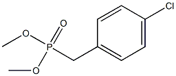 (4-氯苄基)磷酸二甲酯 结构式