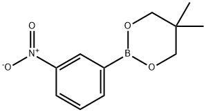 3-硝基苯硼酸新戊二醇酯 结构式