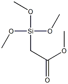 Acetic acid, (trimethoxysilyl)-, methyl ester 结构式